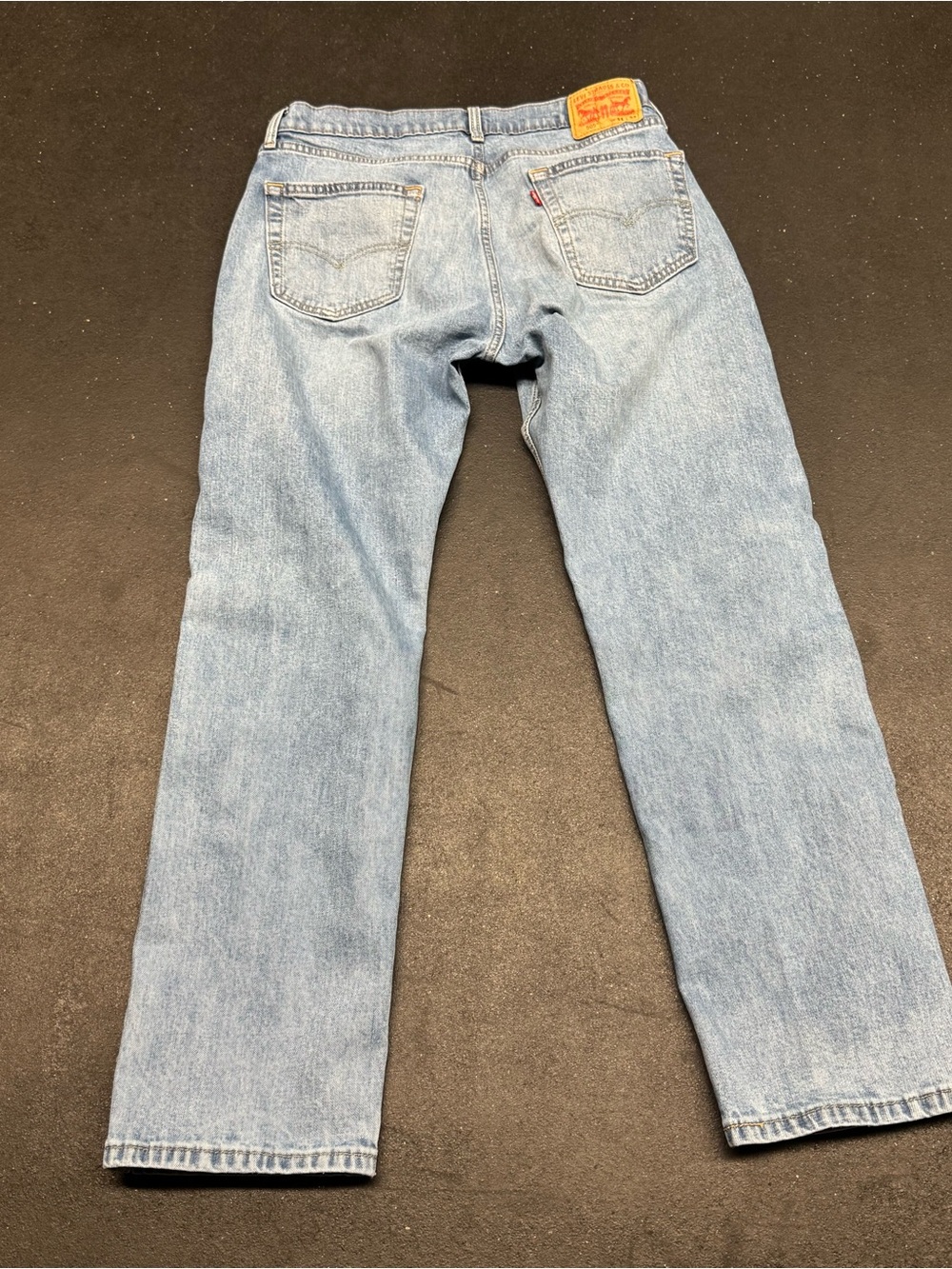 Levi's 505 Men's Light Wash Straight Leg Jeans 34x32